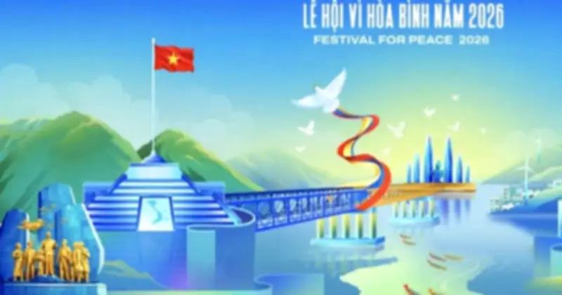 Quảng Trị ra mắt bộ nhận diện Lễ hội Vì hòa bình 2026 với biểu tượng chim bồ câu ngậm lúa