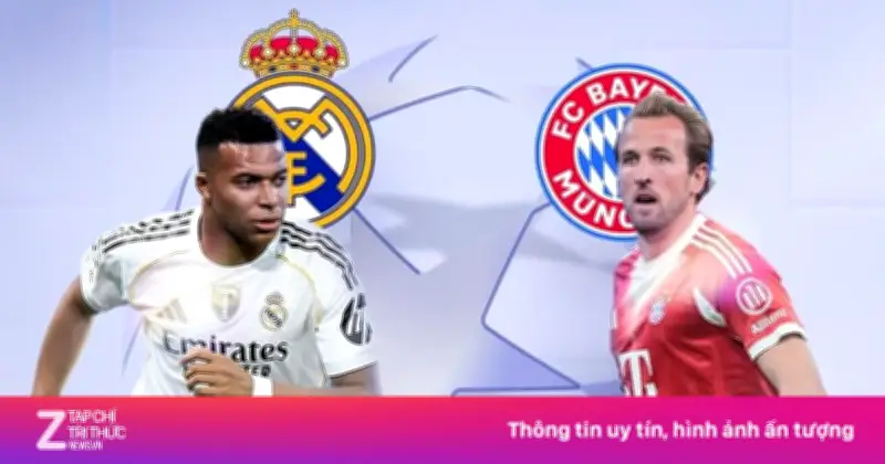Real Madrid vs Bayern Munich: Cuộc đối đầu kinh điển giữa hai ông vua Champions League