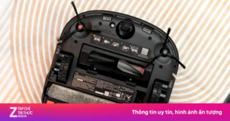 Robot hút bụi có con lăn lau sàn giá dưới 20 triệu đồng ngày càng phổ biến