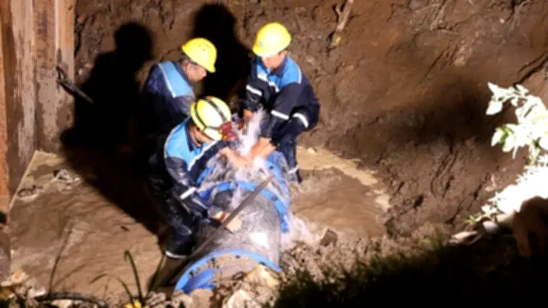 Sawaco Ngưng Cấp Nước Khẩn Cấp Tại TP.HCM Để Sửa Chữa Ống Vỡ