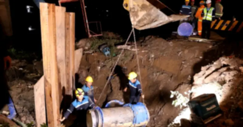 Sài Gòn tạm ngừng cấp nước đêm 11.4 để sửa chữa sự cố rò rỉ đường ống