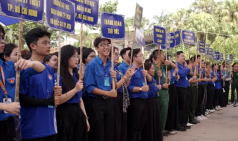 Sôi nổi hội trại Tự hào nòi giống Tiên Rồng
