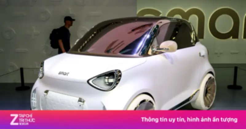 Smart Concept #2: Xe điện 2 chỗ sạc 300 km, ra mắt tại Bắc Kinh