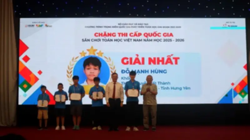 Sân Chơi Toán Học Việt Nam: Biến Toán Học Thành Hành Trình Sáng Tạo Đầy Hứng Khởi
