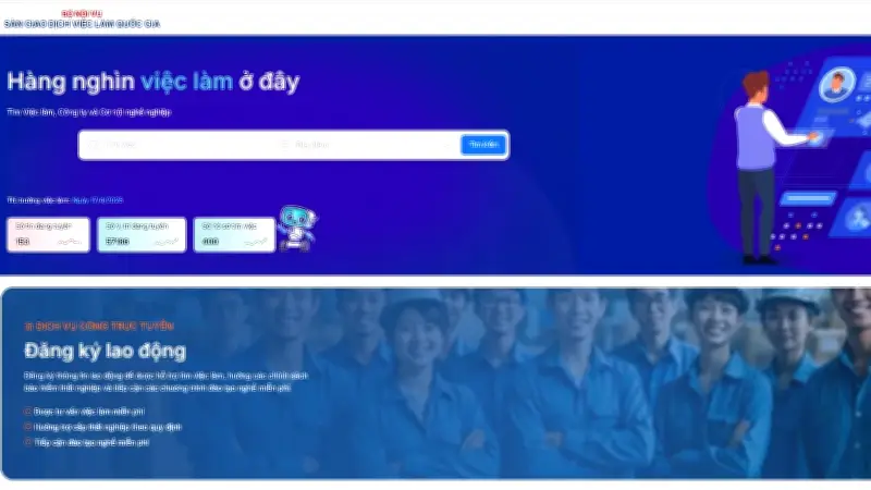Sàn Giao Dịch Việc Làm Quốc Gia Chính Thức Khai Trương: Bước Đột Phá Trong Chuyển Đổi Số Thị Trường Lao Động