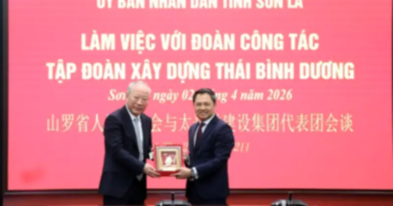 Sơn La tìm kiếm hợp tác với Tập đoàn xây dựng Thái Bình Dương để phát triển hạ tầng và du lịch