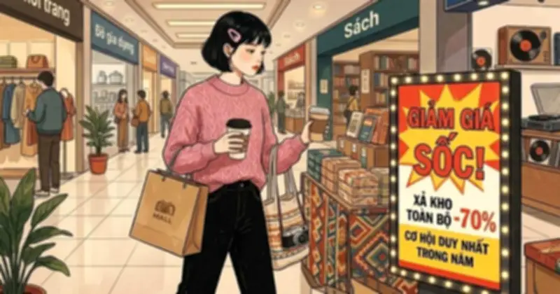 Săn Sale: Ảo Giác Tiết Kiệm Và Cái Bẫy Rút Cạn Ví Người Tiêu Dùng