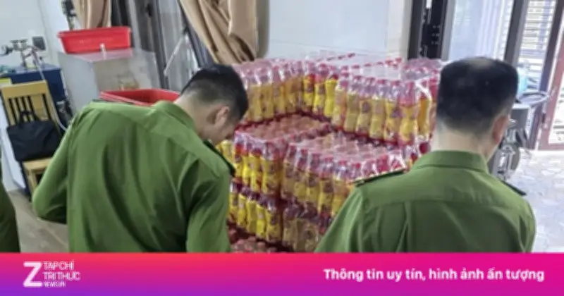 Sản xuất nước tăng lực giả bán cho học sinh, giám đốc công ty bị khởi tố