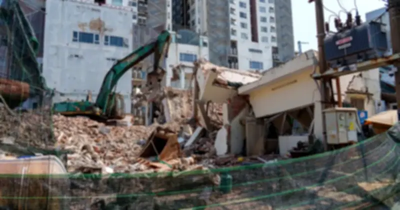 Sập nhà dân ở Đà Nẵng do tháo dỡ công trình: Công an phong tỏa hiện trường