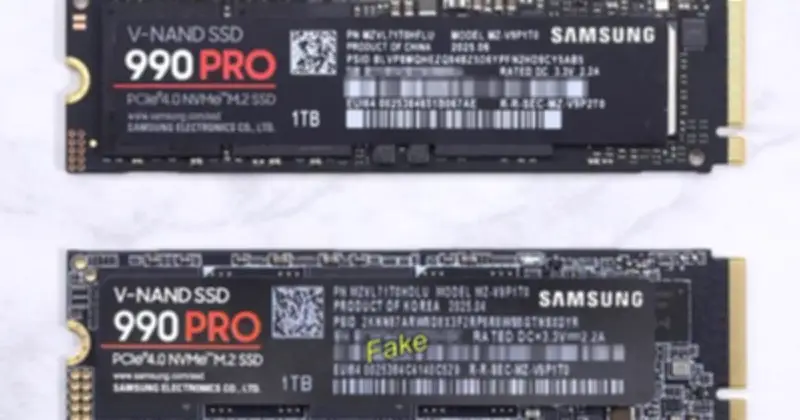 SSD Samsung 990 Pro giả mạo tinh vi: Cơn ác mộng mới của người dùng công nghệ