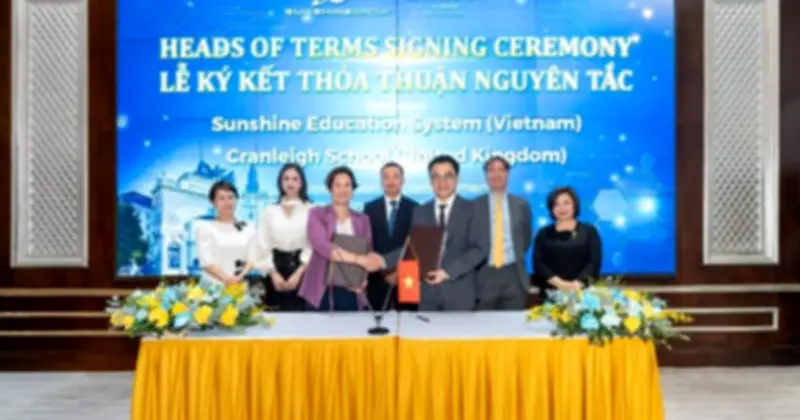 Sunshine Group và Cranleigh School Anh ký thỏa thuận, phát triển mạng lưới trường quốc tế tại Việt Nam