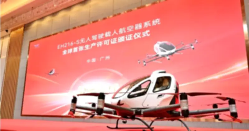 Ô Tô Bay eVTOL Bùng Nổ: Trung Quốc Bước Vào Kỷ Nguyên Di Chuyển Hàng Không Đô Thị