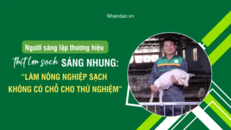 Từ cú sốc thực phẩm bẩn, ông chủ Sáng Nhung xây dựng chuỗi nông nghiệp sạch khép kín