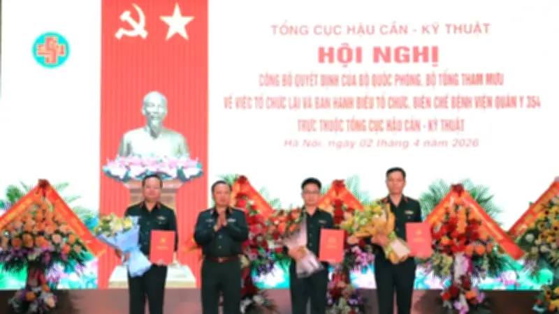Tổ chức lại Bệnh viện Quân y 354: Bước tiến quan trọng trong hiện đại hóa Quân đội