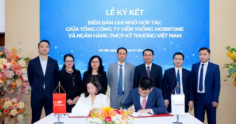 Techcombank và MobiFone ký kết hợp tác toàn diện, thúc đẩy tài chính số và viễn thông tích hợp