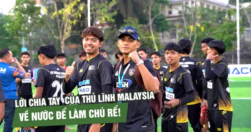Thủ lĩnh đội Malaysia chia tay đầy cảm xúc để về nước làm chú rể