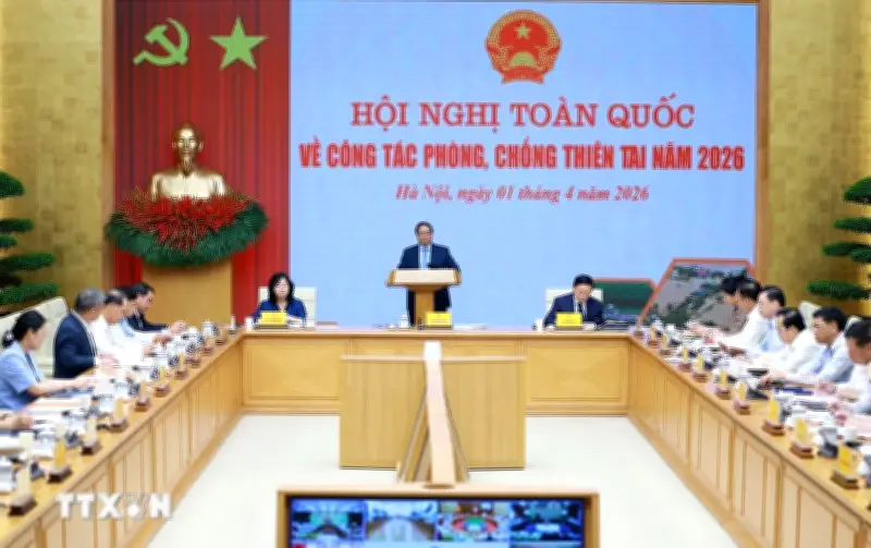 Thủ tướng chủ trì hội nghị toàn quốc về công tác phòng chống thiên tai