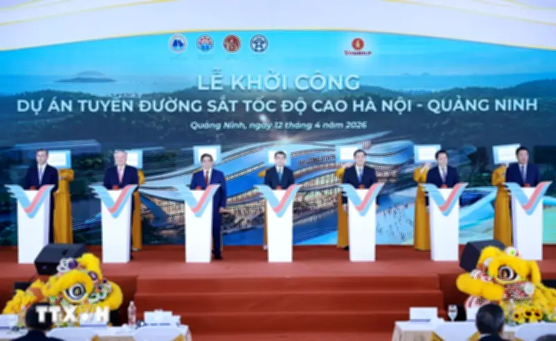 Thủ tướng dự lễ khởi công tuyến đường sắt tốc độ cao Hà Nội - Hải Phòng