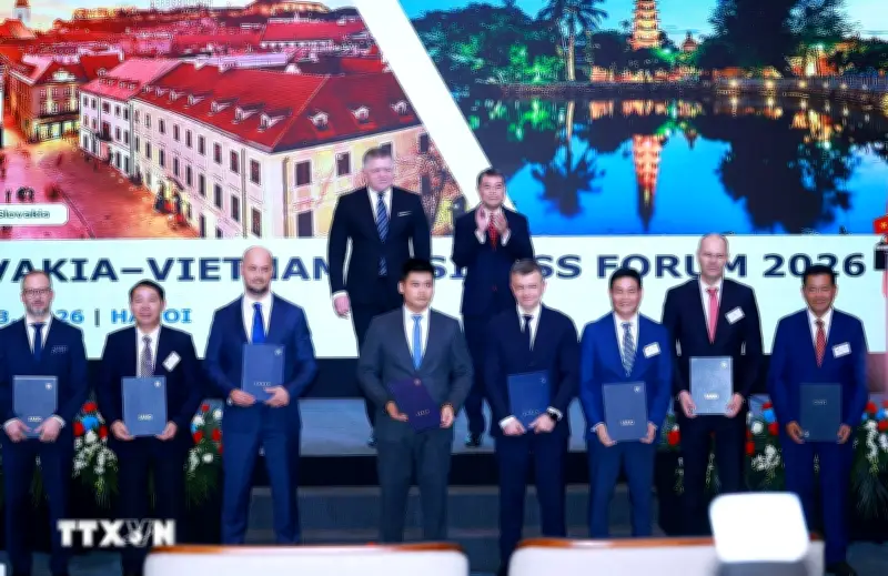 Thủ tướng Lê Minh Hưng dự Diễn đàn Doanh nghiệp Slovakia - Việt Nam tại Bratislava