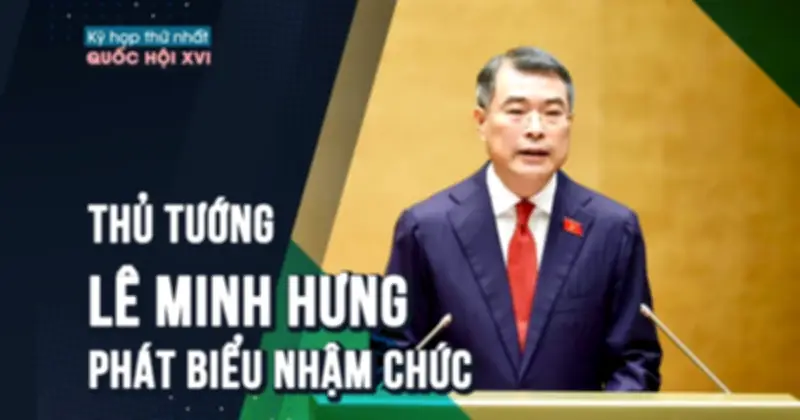 Thủ tướng Lê Minh Hưng phát biểu nhậm chức, cam kết phục vụ đất nước và nhân dân
