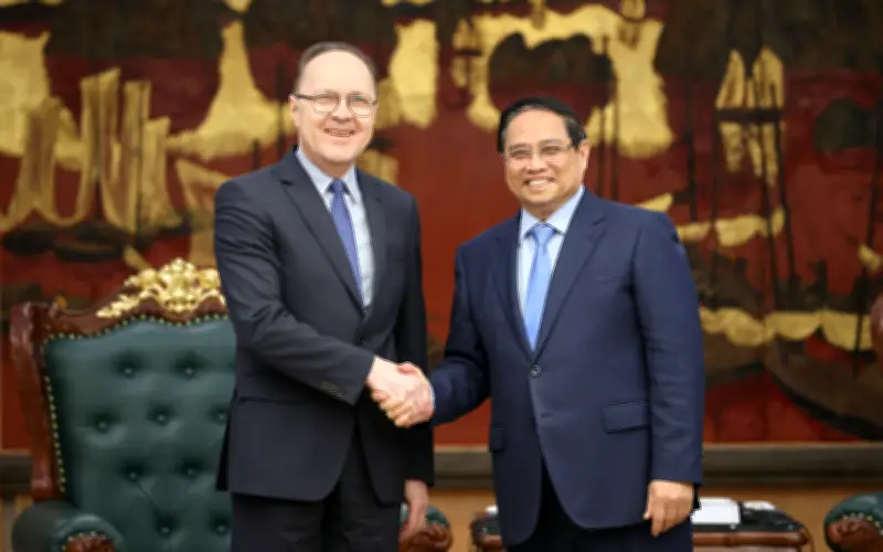 Thủ tướng Phạm Minh Chính tiếp Đại sứ Nga, thúc đẩy triển khai kết quả chuyến thăm lịch sử
