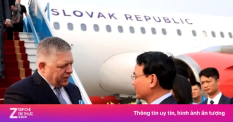 Thủ tướng Slovakia Robert Fico đến Hà Nội, bắt đầu thăm chính thức Việt Nam