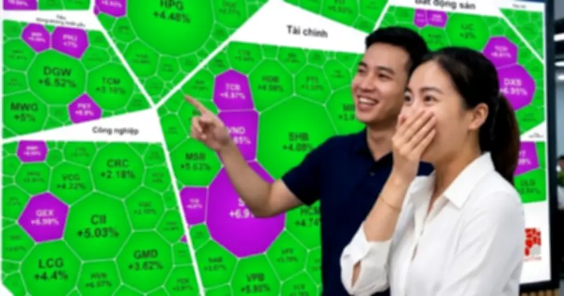 Thị Trường Chứng Khoán Bùng Nổ: VN-Index Tăng Gần 80 Điểm, Nhà Đầu Tư Hốt Bạc