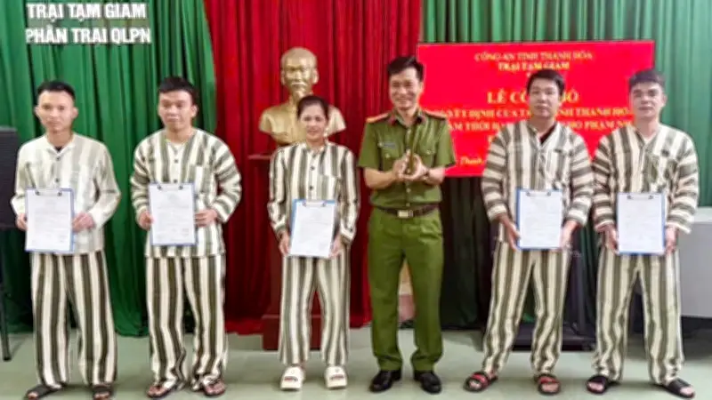 Thanh Hóa: 22 phạm nhân được giảm án dịp 30/4/2026