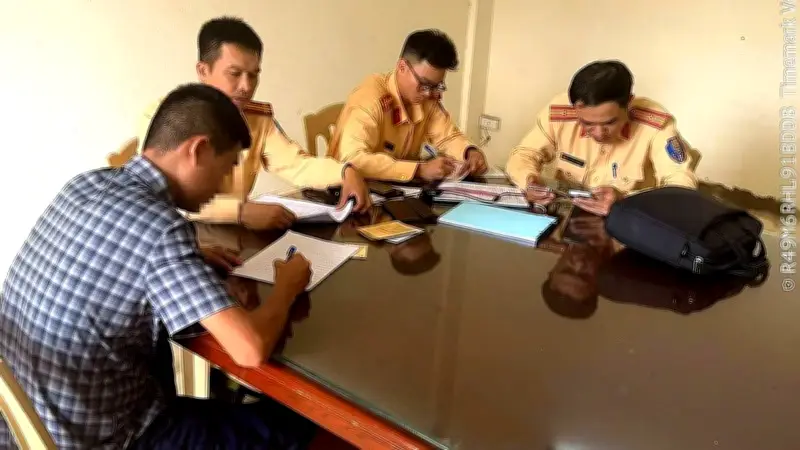 Thanh Hóa: Xử phạt 51 triệu đồng vụ xe 7 chỗ vượt ẩu, gắn biển số sai