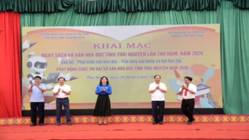 Thái Nguyên Khai Mạc Ngày Sách 2026 Với Chủ Đề Phát Triển Văn Hóa Đọc