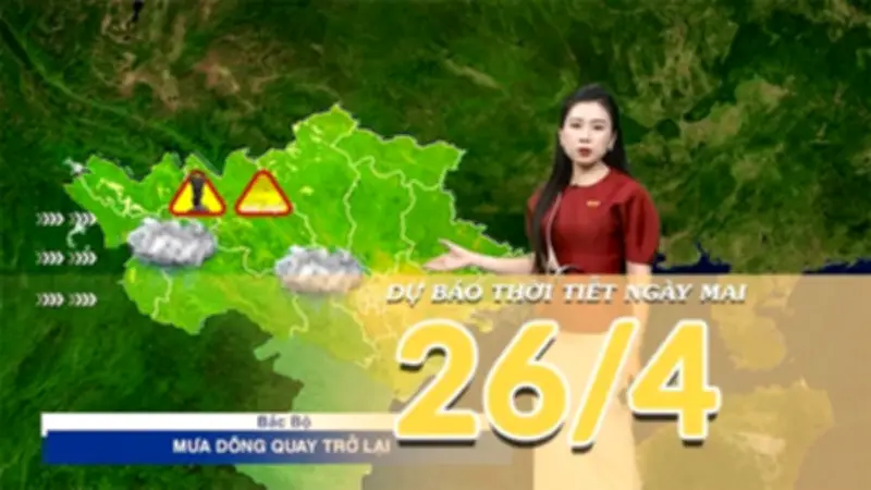 Thời tiết hôm nay: Tây Bắc Bộ mưa dông, Trung Bộ giảm mưa, Nam Bộ nắng nóng