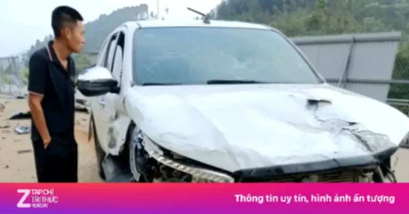 Thiếu tá Công an tử vong thương tâm trong vụ tự đâm xe trên cao tốc Nội Bài - Lào Cai