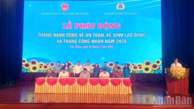 Tháng hành động an toàn vệ sinh lao động 2026: Đổi mới quản lý trong kỷ nguyên số