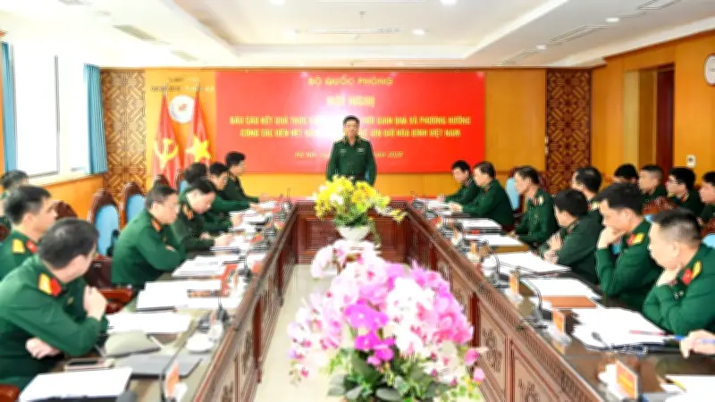 Thượng tướng Nguyễn Trường Thắng chỉ đạo hội nghị về gìn giữ hòa bình Liên hợp quốc