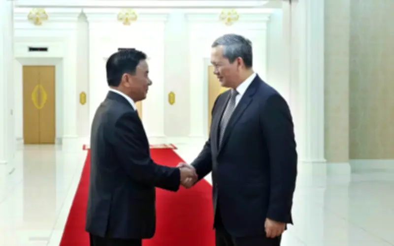 Thường trực Ban Bí thư Trần Cẩm Tú hội kiến Thủ tướng Campuchia Hun Manet, thúc đẩy hợp tác toàn diện