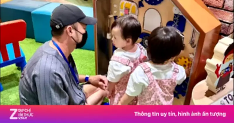 Thu Trang khoe khoảnh khắc gia đình hạnh phúc bên ông xã Tiến Luật và cặp song sinh