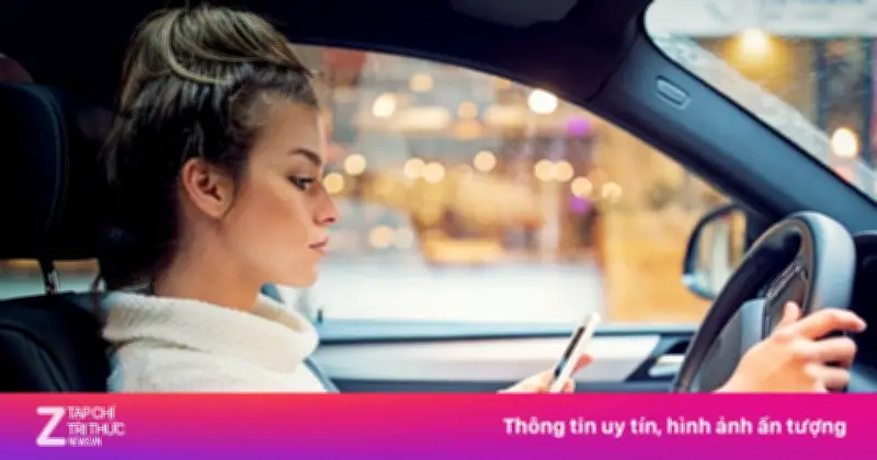 Tài xế Mỹ lướt TikTok khi lái xe: Nguy cơ tai nạn gia tăng đáng báo động