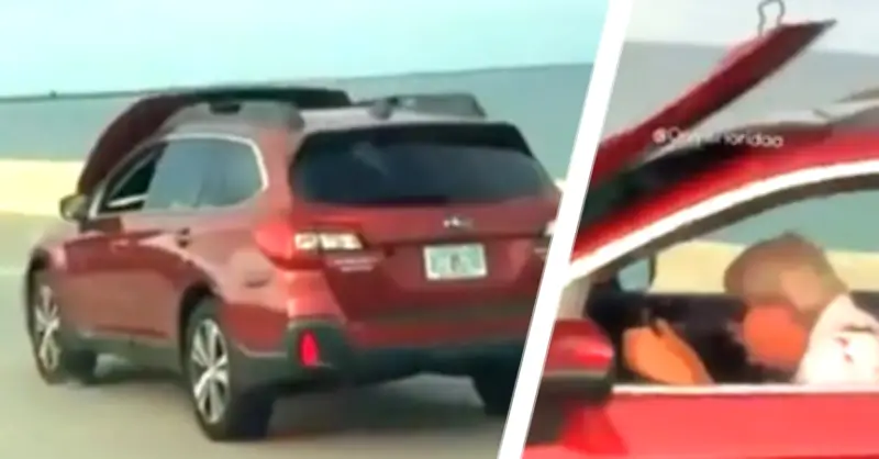 Tài xế Subaru bị bắt vì nạp cà phê, che kín kính lái, phóng như bay trên đường Văn Phòng