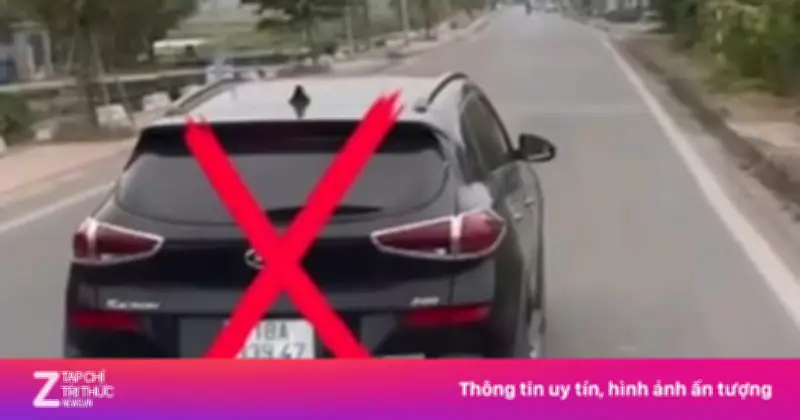 Tài xế ôtô lạng lách, chèn ép xe khách trên tỉnh lộ Ninh Bình bị phạt 50 triệu đồng