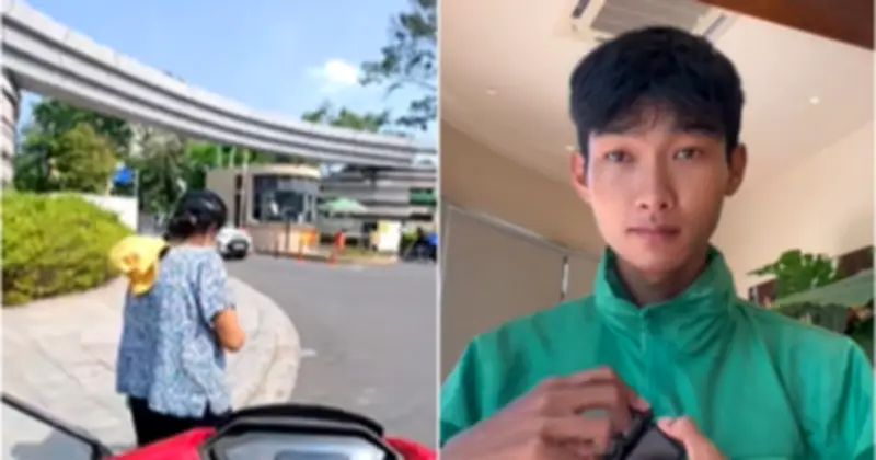Tài xế xe ôm miễn phí bất ngờ khi khách lớn tuổi nhất quyết trả tiền với xấp tiền dày
