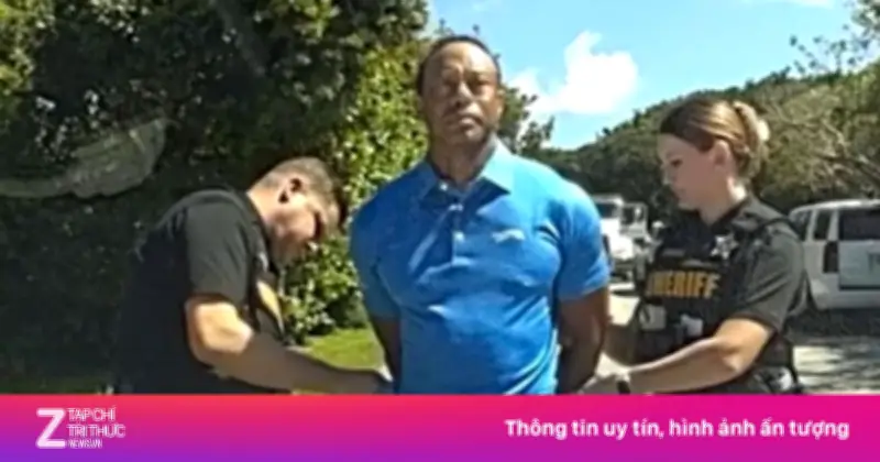 Tiger Woods bị bắt vì say xỉn, tiết lộ đang gọi điện cho 'tổng thống'
