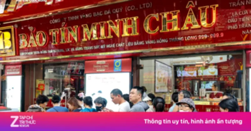 Tiệm vàng Bảo Tín Minh Châu vẫn đông khách dù ông chủ bị khởi tố