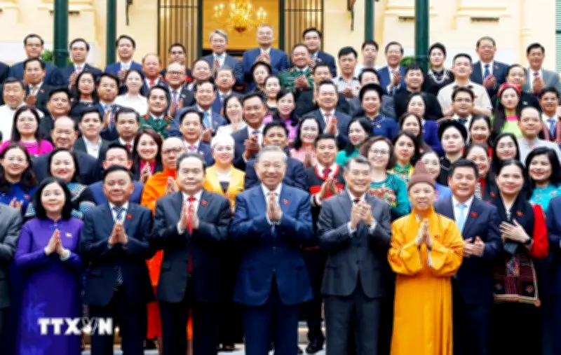 Tổng Bí thư, Chủ tịch nước gặp mặt đại biểu Quốc hội khóa XVI là người dân tộc thiểu số