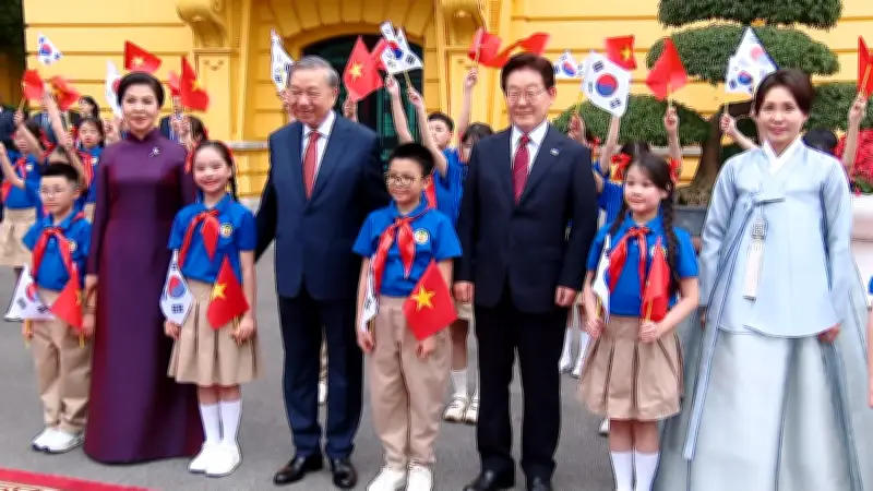 Tổng Bí thư, Chủ tịch nước Tô Lâm chủ trì lễ đón Tổng thống Hàn Quốc tại Hà Nội