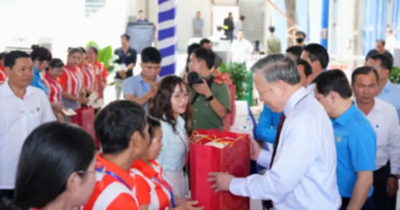 Tổng Bí thư, Chủ tịch nước Tô Lâm: Chăm lo công nhân là nhiệm vụ chính trị quan trọng