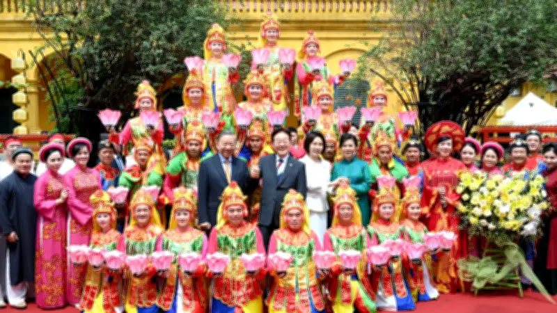 Tổng Bí thư, Chủ tịch nước Tô Lâm đón Tổng thống Hàn Quốc Lee Jae Myung