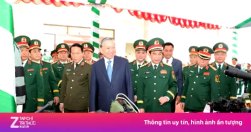 Tổng Bí thư, Chủ tịch nước Tô Lâm thăm và làm việc tại Quân khu 5