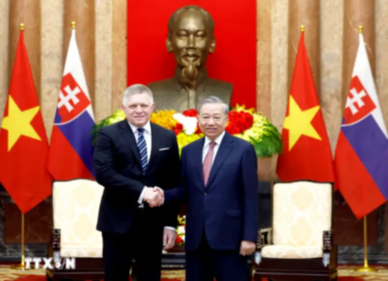 Tổng Bí thư, Chủ tịch nước Tô Lâm tiếp Thủ tướng Slovakia, thúc đẩy hợp tác song phương