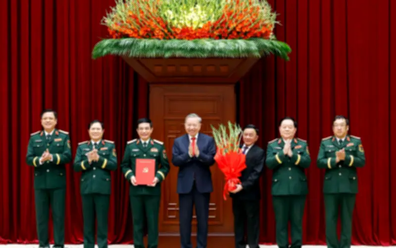 Tổng Bí thư Tô Lâm chủ trì công bố quyết định nhân sự các đảng ủy nhiệm kỳ 2025-2030