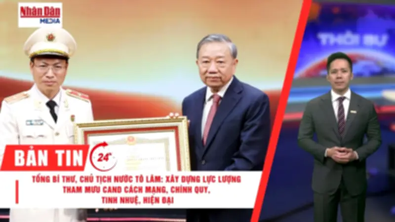 Tổng Bí thư Tô Lâm dự lễ kỷ niệm 80 năm Tham mưu Công an, Quốc hội thảo luận luật